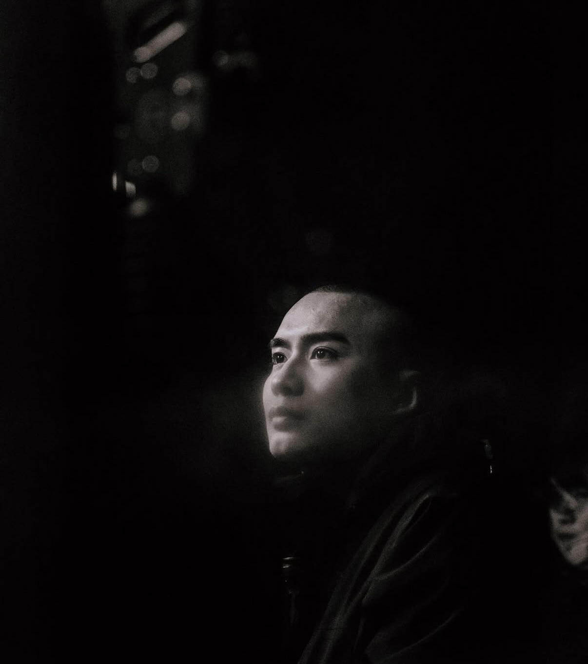 Steven 黑白個人肖像